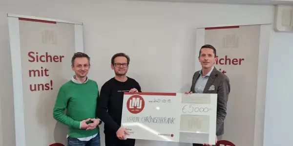 LML-Versicherungsmakler GmbH spendet an Verein LML-Versicherungsmakler GmbH spendet an Verein
