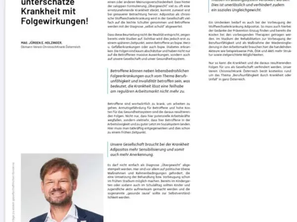Adipositas – ein unterschätze Krankheit mit Folgewirkungen! Adipositas – ein unterschätze Krankheit mit Folgewirkungen!