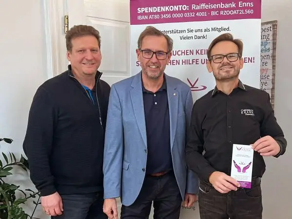 Ennser Bürgermeister zu Besuch im Verein Ennser Bürgermeister zu Besuch im Verein
