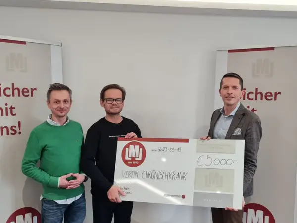 LML-Versicherungsmakler GmbH spendet an Verein LML-Versicherungsmakler GmbH spendet an Verein